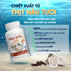 Viên uống Hàu Biển OB - Chiết xuất từ Hàu Tươi Việt Nam