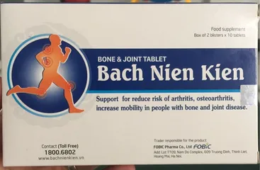 Viên xương khớp Bách Niên Kiện - giảm nguy cơ vi.êm khớp, thoái hóa khớp, tăng khả năng vận động