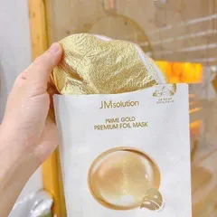 Mặt Nạ Vàng 24K JM Solution Prime Gold Intensive Mask - Hộp 10 Miếng Cung Cấp Dưỡng Chất, Giúp Da Săn Chắc và Rạng Rỡ