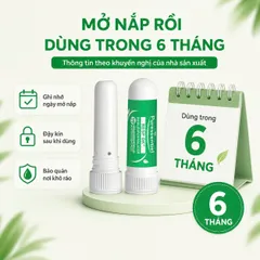 Ống Hít Tinh Dầu Puressentiel Resp OK 1ml, 19 Tinh Dầu, Menthol & Camphor, Từ 7 Tuổi, Made in France