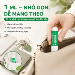 Ống Hít Tinh Dầu Puressentiel Resp OK 1ml, 19 Tinh Dầu, Menthol & Camphor, Từ 7 Tuổi, Made in France
