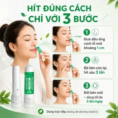 Ống Hít Tinh Dầu Puressentiel Resp OK 1ml, 19 Tinh Dầu, Menthol & Camphor, Từ 7 Tuổi, Made in France