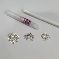 Set 28 Viên Đá Đính-loại chân bằng- size 2li, 2li5, 2li7 tặng kèm dụng cụ tự đính tại nhà - đơn giản- đá đính trang trí