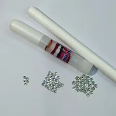 Combo 31 Viên Đá Đính-Loại Chân Bằng- size 2li. 2li5, 2li7  tặng kèm dụng cụ tự đính tại nhà- đá đính trang trí