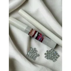 Combo 12 Viên Đá Đính-Loại Chân Bằng- size 2li. 2li5, 2li7  tặng kèm dụng cụ tự đính tại nhà- đá đính trang trí
