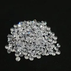 bộ 5 viên đá cz zirconia chân nhọn đính  kèm keo dán và bút [phải khoan sẵn lỗ]