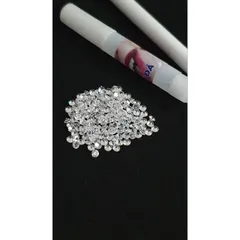 bộ 5 viên đá cz zirconia chân nhọn đính  kèm keo dán và bút [phải khoan sẵn lỗ]