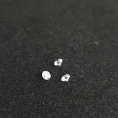 bộ 5 viên đá cz zirconia chân nhọn đính  kèm keo dán và bút [phải khoan sẵn lỗ]