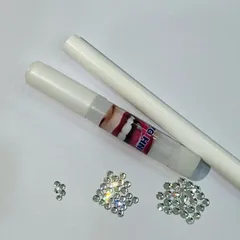 combo 10 viên đá đính-loại chân bằng- size 2li, 2,5li, 2,7li- tặg kèm dụng cụ tự đính tại nhà đơngiản- đá đính trang trí
