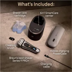 [MADE IN GERMANY] MÁY CẠO RÂU BRAUN SERIES 9 PRO+ 9675CC VÀ 9566CC