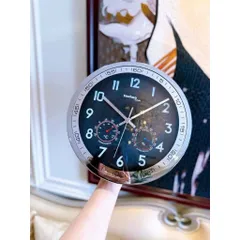 Đồng hồ treo tường Technoline viền kim loại 30cm (Hàng Đức)
