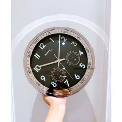 Đồng hồ treo tường Technoline viền kim loại 30cm (Hàng Đức)