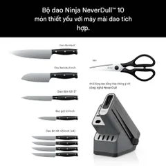 BỘ DAO TỰ MÀI 10 MÓN NINJA NEVERDULL ESSENTIAL