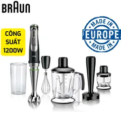 [MADE IN EU] MÁY XAY ĐA NĂNG BRAUN MQ9147X 1200W ,BẢO HÀNH 24 THÁNG