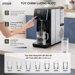 BÌNH THUỶ ĐIỆN NÓNG LẠNH STEIGER STG850-HC CHỈNH NHIỆT 3-100℃