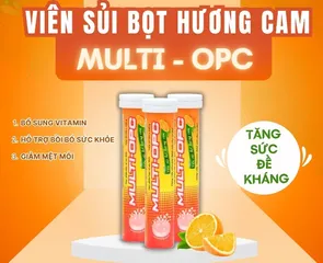 viên uống sủi bọt MULTI - OPC cung cấp vitamin và khoáng chất