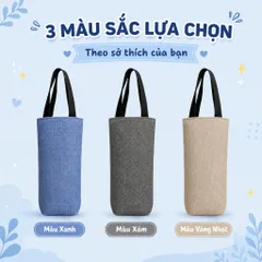 [ Giá Sỉ ] Combo 10 Túi Mellow Carry Đựng Bình Giữ Nhiệt 800ml , 897ml , 900ml Chất Liệu Simili Màu