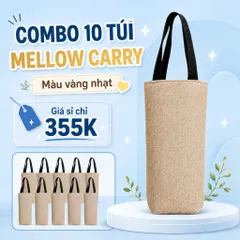 [ Giá Sỉ ] Combo 10 Túi Mellow Carry Đựng Bình Giữ Nhiệt 800ml , 897ml , 900ml Chất Liệu Simili Màu