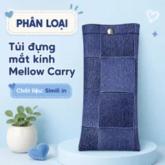 Túi Đựng Mắt Kinh Mellow Carry Chất Liệu Da Pu Đựng Bảo Vệ Mắt Kính Chống Nước