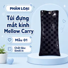 Túi Đựng Mắt Kinh Mellow Carry Chất Liệu Da Pu Đựng Bảo Vệ Mắt Kính Chống Nước