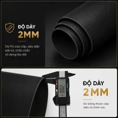 Phôi Tấm Lót Chuột Da PU 2mm 21x27cm - Set 10 Tấm Bán Sỉ - Chống Nước, Di Chuột Mượt, Làm Đồ Handmade