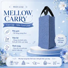 Túi Vài Simili Mellow Carry Đựng Bình Nước Giữ Nhiệt Full Size Từ 1000ml Tới 1500ml , Mẫu Sang Trọng Cao Cấp
