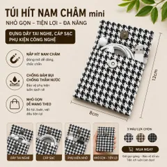 Túi Đựng Cáp Sạc , Tai Nghe , Trang Sức Nhỏ Gọn , Nắp Hít Nam Châm