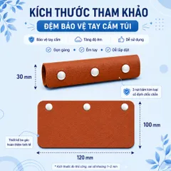 Vỏ Bảo Vệ Dây Đeo Vai Miếng Lót Túi Cầm Phụ Kiện Da Túi Hành Lý Tay Cầm Bọc Thay Thế Mới