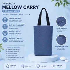 Túi Đựng Ly giữ nhiệt 1200ml Thiết Kế Riêng Cho Ly Có Tay Cầm Liền , Chất Liệu Simili In Họa Tiết