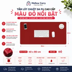 Tấm Lót Chuột Mellow Carry Da PU Kích Thước 40x80cm , Phù Hợp Để Bàn To