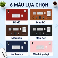 Giá Sỉ - 10 Tấm Lót Chuột Bàn Phím Size 40x80cm , Chất Liệu Da Pu , Chống Nước Dày 1.2mm