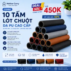 Giá Sỉ Combo 10 Tấm Lót Chuột Da PU 40x80cm Cao Cấp, Desk Pad Lót Bàn Làm Việc Chống Thấm Nước