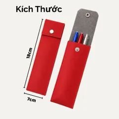 Giá Sỉ 10 Cái Túi Đựng Bút Nắp Nút Bấm Nhiều Màu Lựa Chọn