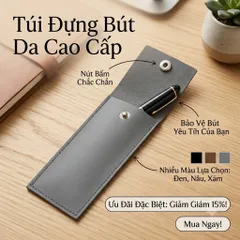 Giá Sỉ 10 Cái Túi Đựng Bút Nắp Nút Bấm Nhiều Màu Lựa Chọn