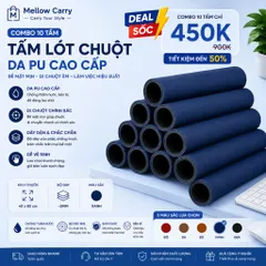Giá Sỉ Combo 10 Tấm Lót Chuột Da PU 40x80cm Cao Cấp, Desk Pad Lót Bàn Làm Việc Chống Thấm Nước