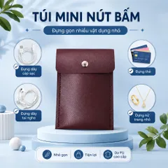 [ Bán Sỉ ] Combo 10 Túi Mini Đựng Thẻ , Dây Tai Nghe , Cáp Sạc , Trang Sức , Chất Liệu Da PU