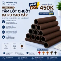 Giá Sỉ Combo 10 Tấm Lót Chuột Da PU 40x80cm Cao Cấp, Desk Pad Lót Bàn Làm Việc Chống Thấm Nước