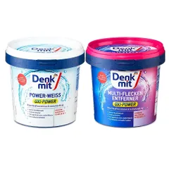 Bột Tẩy Trắng Quần Áo Denkmit Oxi Power - Giải Pháp Tẩy Vết Bẩn và Khử Mùi Hiệu Quả, Hộp 750gr Đức
