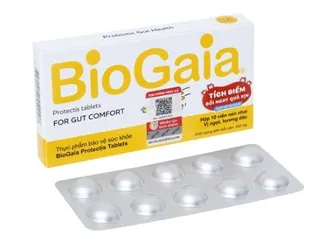 [Nhập khẩu] Thực phẩm bảo vệ sức khỏe BioGaia Protectis tablets (Hộp 10 viên)