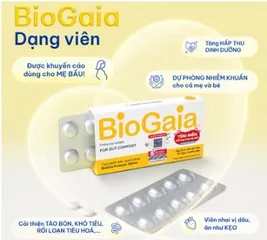 [Nhập khẩu] Thực phẩm bảo vệ sức khỏe BioGaia Protectis tablets (Hộp 10 viên)
