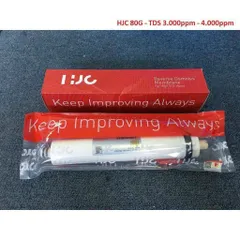 Màng lọc RO HJC 3G 1812-80 (80GPD) màu đỏ nhập khẩu - Xử lý tốt nguồn nước TDS cao dùng cho máy Ro