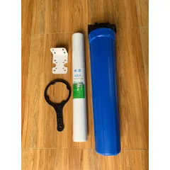 Bộ cốc lọc thô 20inch gầy loại ren Φ34 - Lọc thô đầu nguồn Ren 34 đầy đủ phụ kiện