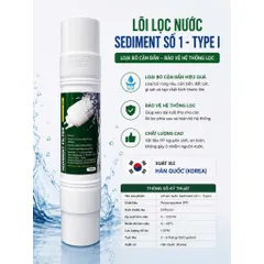 Lọc Nước Số 1 Hàn Quốc : Sediment Filte - Cắm nhanh 2 đầu