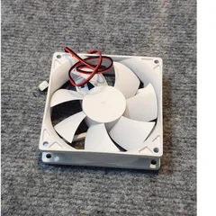 Quạt tản nhiệt DC12V dành cho bầu lạnh máy lọc nước (9x9x2.5cm) 0.2A. (Màu trắng hoạc đen)