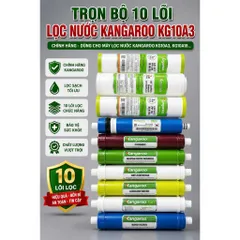 Trọn Bộ 10 Lõi Lọc Nước Kangaroo Kg10a3 Chính Hãng - Dùng Cho Máy Lọc Nước Kangaroo Kg10a3, Kg10a18…