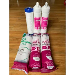 Bộ 10 Lõi Lọc Nước Mutosi dùng Cho MP-6100HCE, MP-S1013 (123, Ro,T33,Mineral,Bio, Alkaline,Far,Nano)
