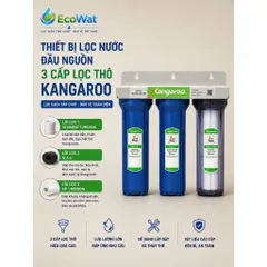 Thiết bị lọc nước Ro Kangaroo 3 lõi lọc thô 10inch (kèm phụ kiện) 805266