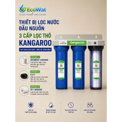 Thiết bị lọc nước Ro Kangaroo 3 lõi lọc thô 10inch (kèm phụ kiện) 805266