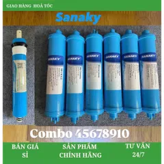 Bộ Lõi Lọc Nước Sanaky Từ 1-10- Hàng Chính Hãng - Dùng Thay Cho Máy Lọc Ro