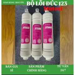 Bộ lõi lọc Đúc 123 Mutosi- Bộ 3 lõi lọc thô đúc nguyên khối nối nhanh 805284